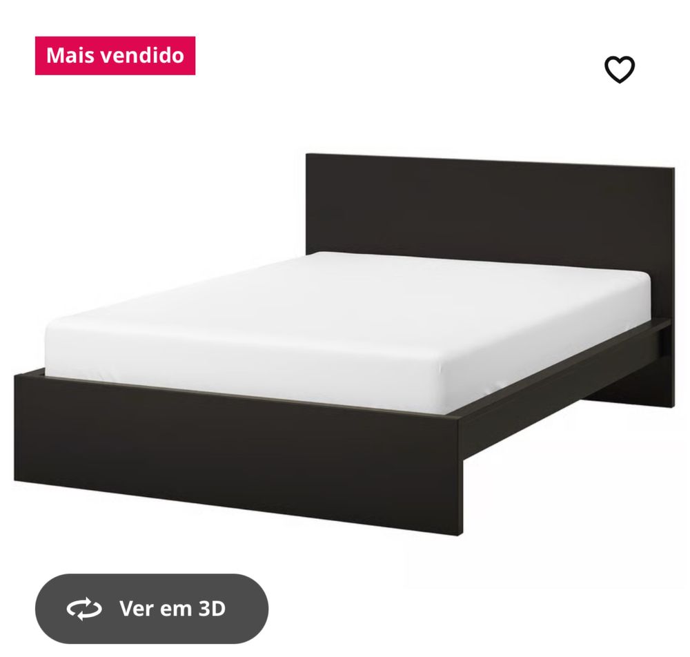 Cama IKEA modelo Malm 160x200cm
