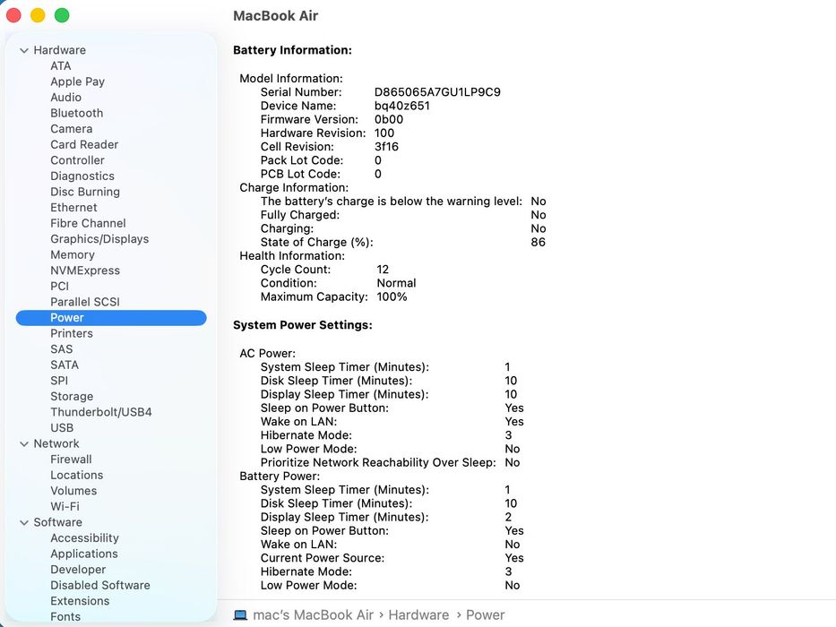 MacBook AIR 15 M4/10 CPU/ 10 GPU/ 24 ram/ 512 Midnight