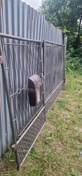 Brama wjazdową Brama budowlana ogrodzenie tymczasowe na działkę 3 x 1.