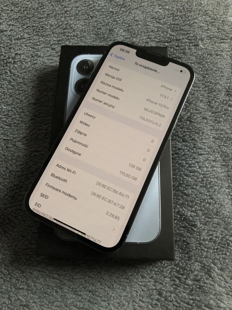 iPhone 13 Pro - 128GB - Błekitny - 88% Baterii