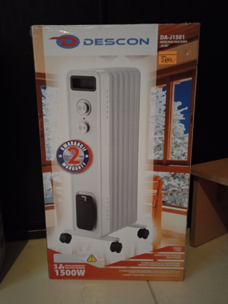 Grzejnik olejowy 1500W DESCON DA-J1501