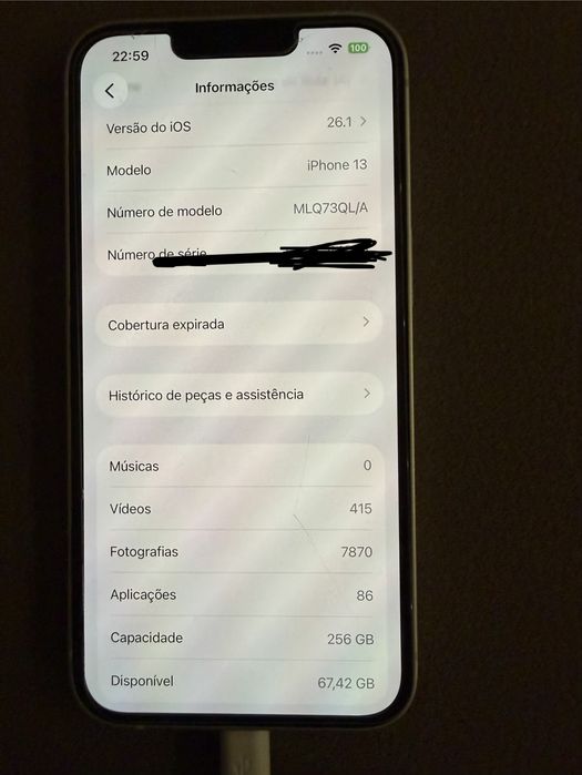 Iphone 13 256GB White