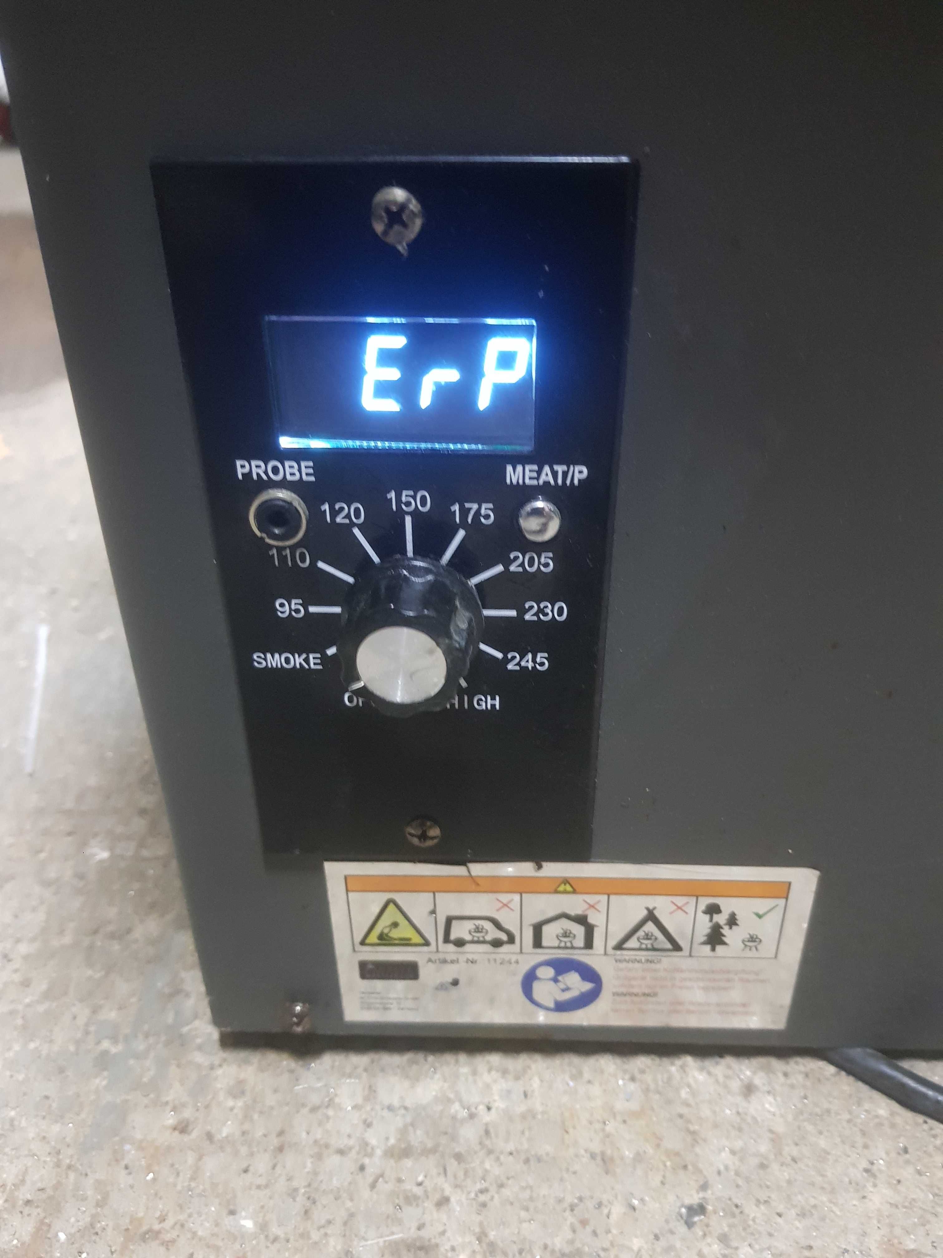 Elektryczna wędzarnia na pellet cyfrowa palnik piec zasobnik