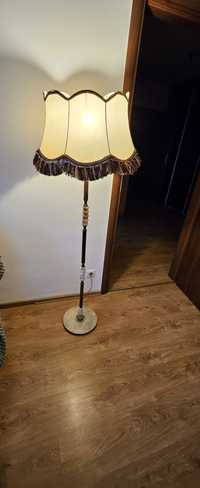 Lampa podłogowa vintage 140cm mosiądz