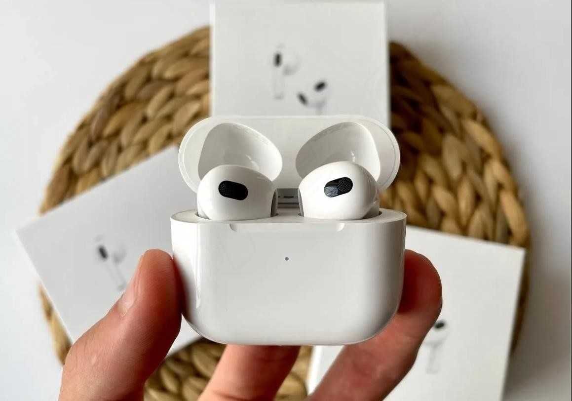 Бездротові навушники AirPods 3 з активним шумодавам і прозорістю!!