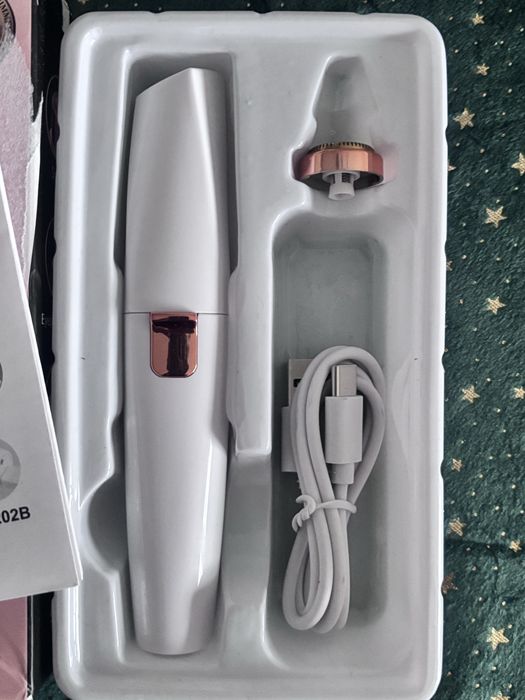 Trymer do regulacji brwi depilacja twarzy led