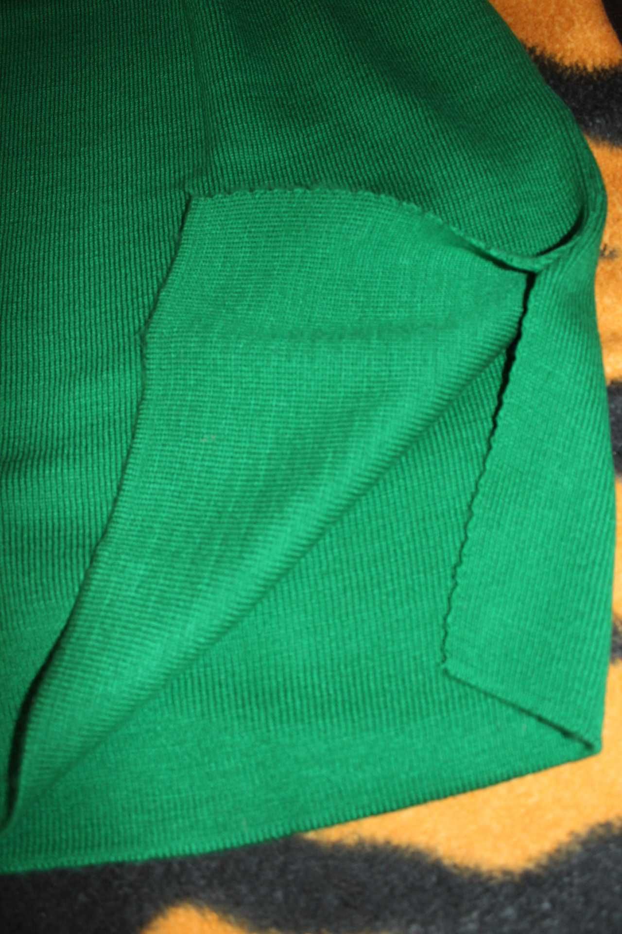 Piękny komplet plisowany sweterek nietoperz +spódnica 38