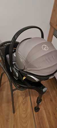 Cybex cloud z i-size z bazą obrotową + adaptery do balios s lux 0+