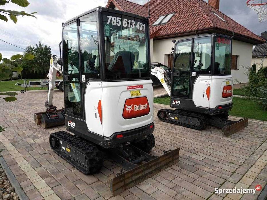 Wynajem Wypożyczalnia Mini Koparka Minikoparka Ładowarka Zagęszczarka