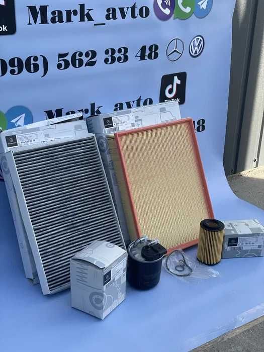 Фільтр фільтра 906 sprinter 2.2 651 паливний повітряний масляний салон