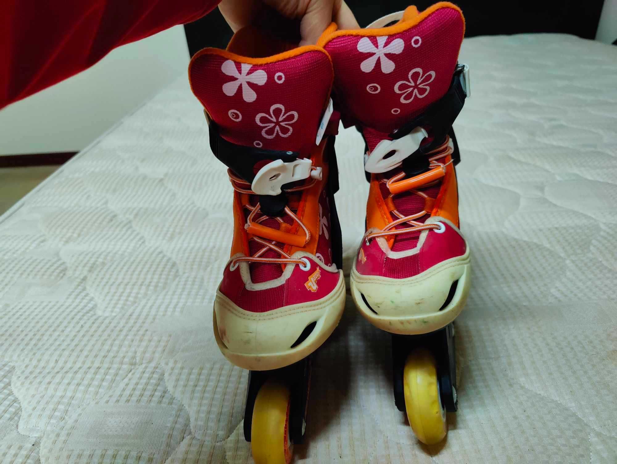 Patins em linha 34-36 de menina
