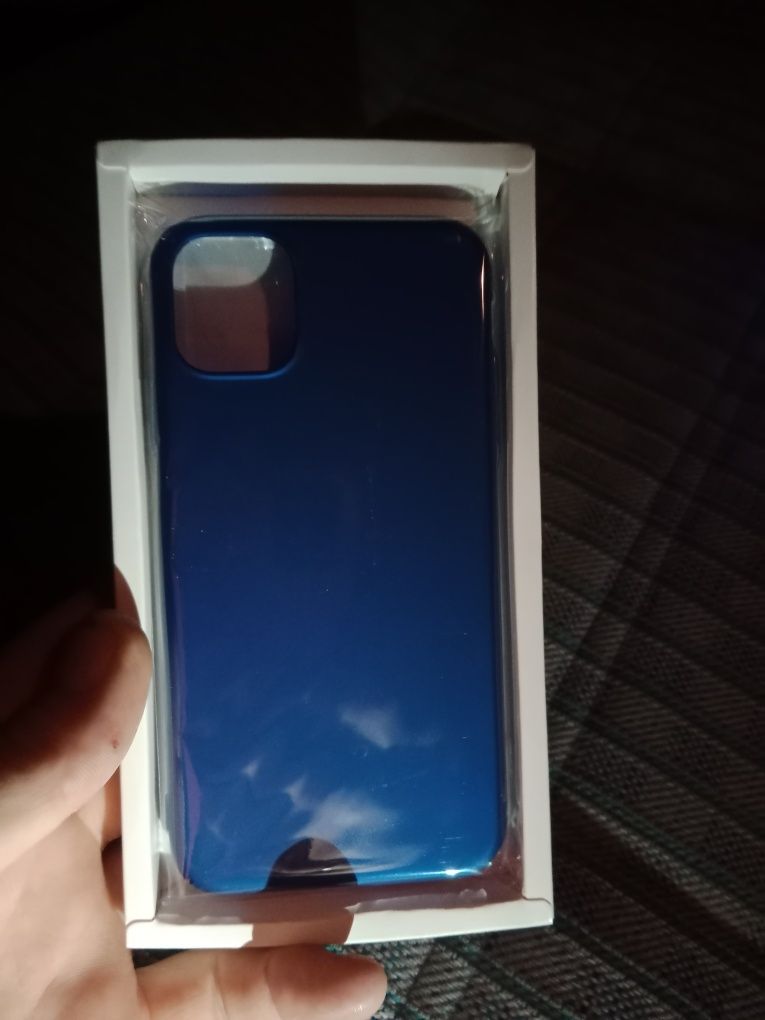 Etui iPhone 9 niebieskie