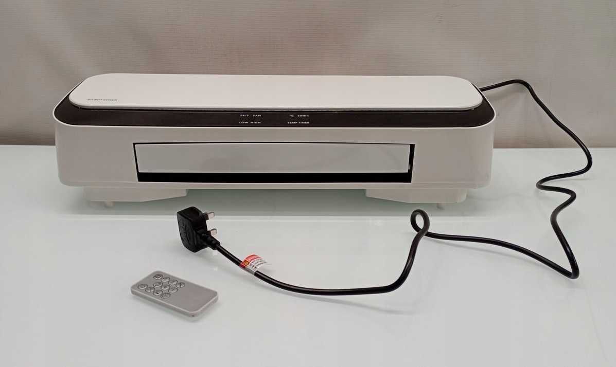 Biały naścienny termowentylator - 2000W- Kurtyna