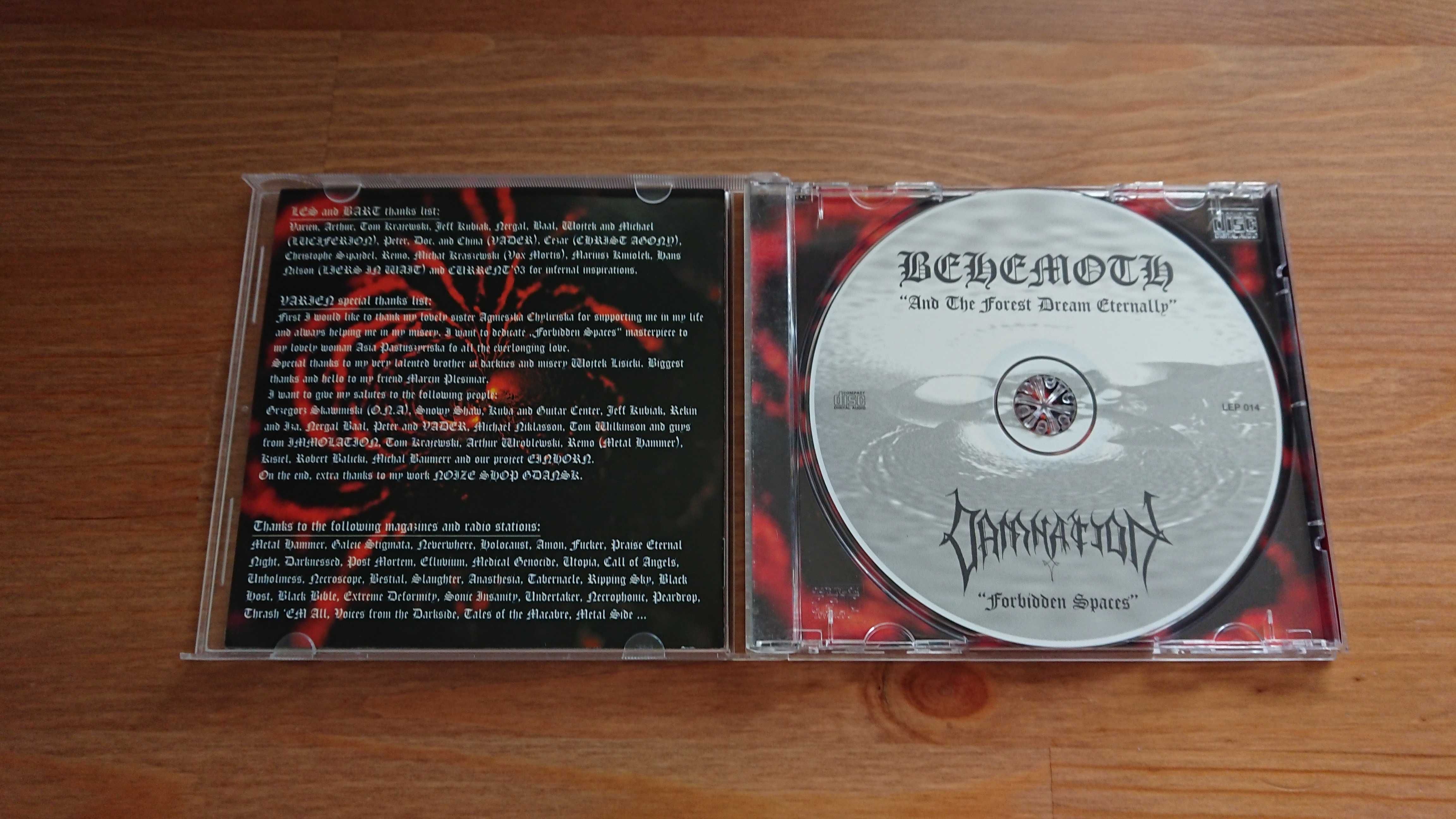 Behemoth/Damnation And The Forest.../Forbidden Spaces CD 1997 UNIKAT!