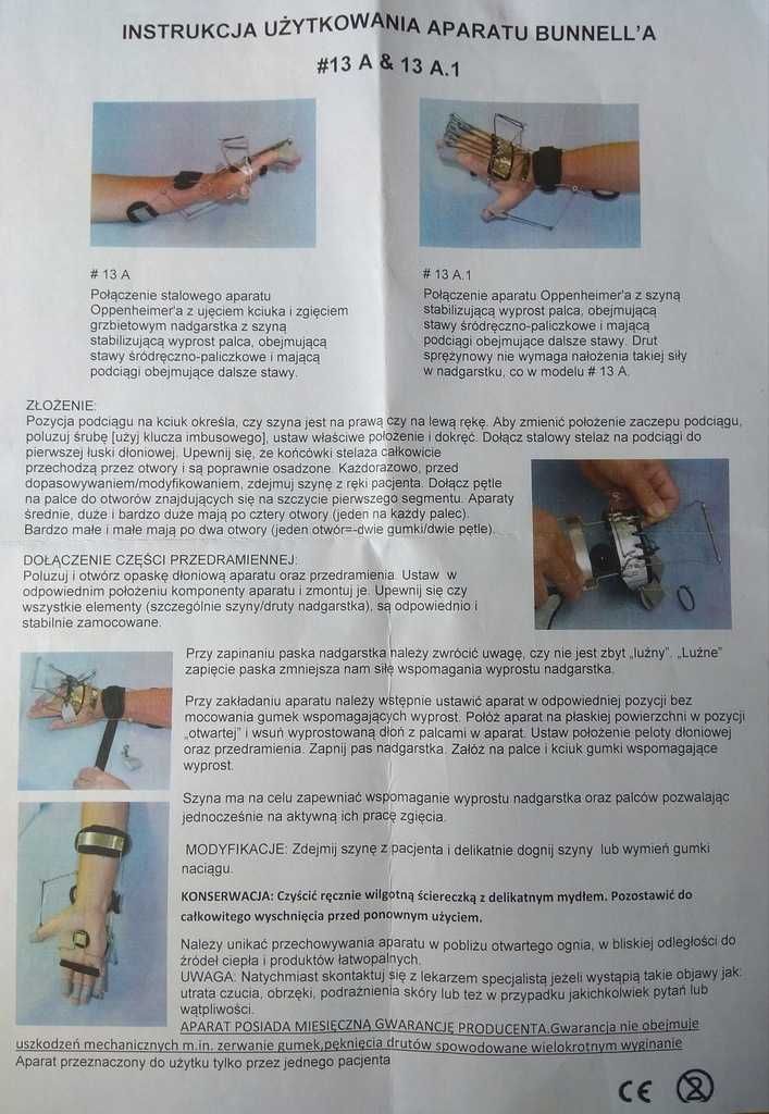 orteza aparat bunella bunnella 13a