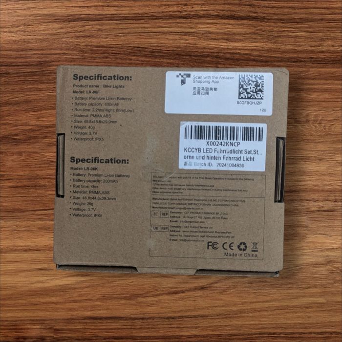 Світлодіодний велосипедний ліхтар.