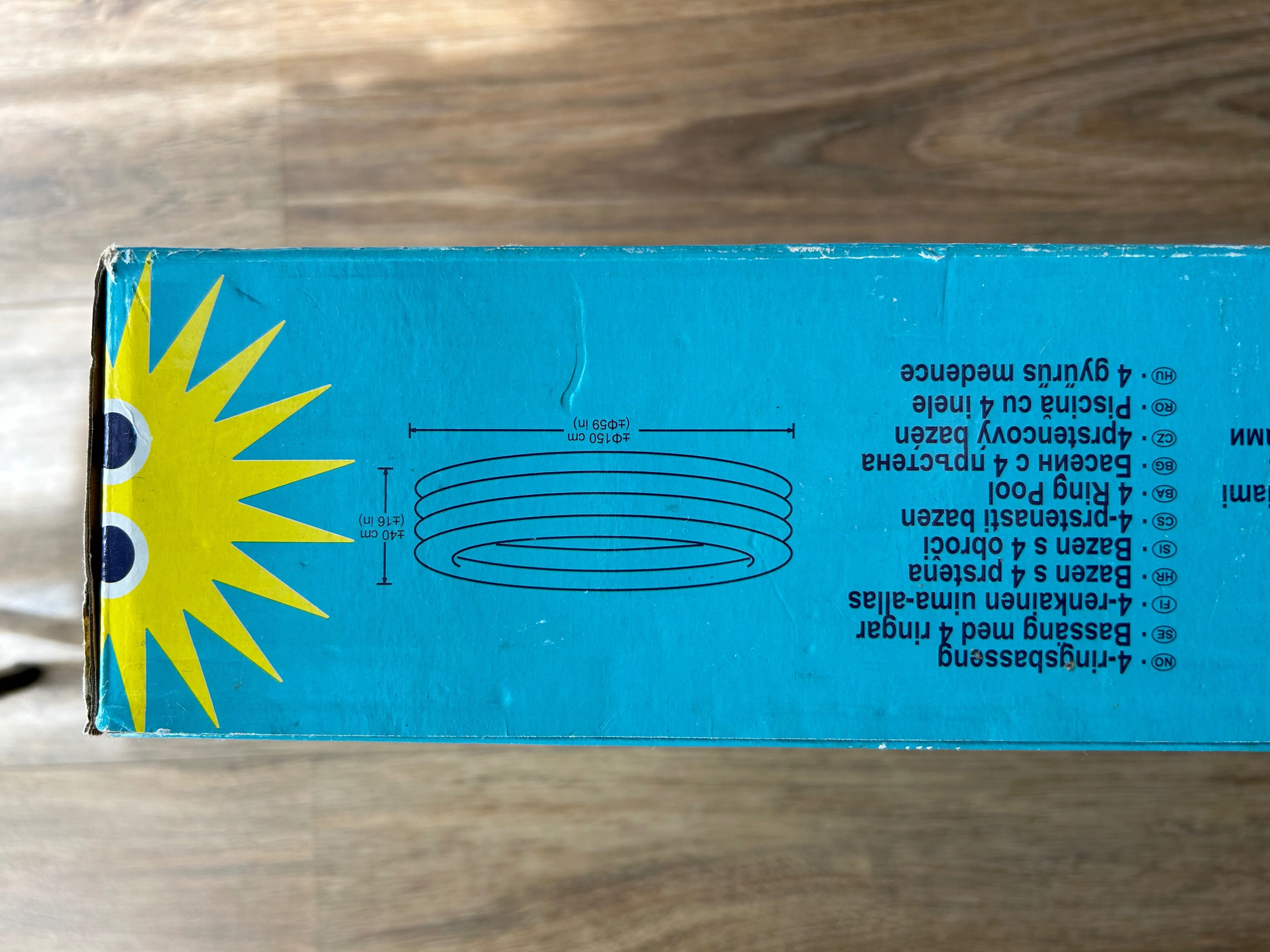 Dmuchany basen dla dzieci/150cmx40cm/ basen dmuchany na balkon