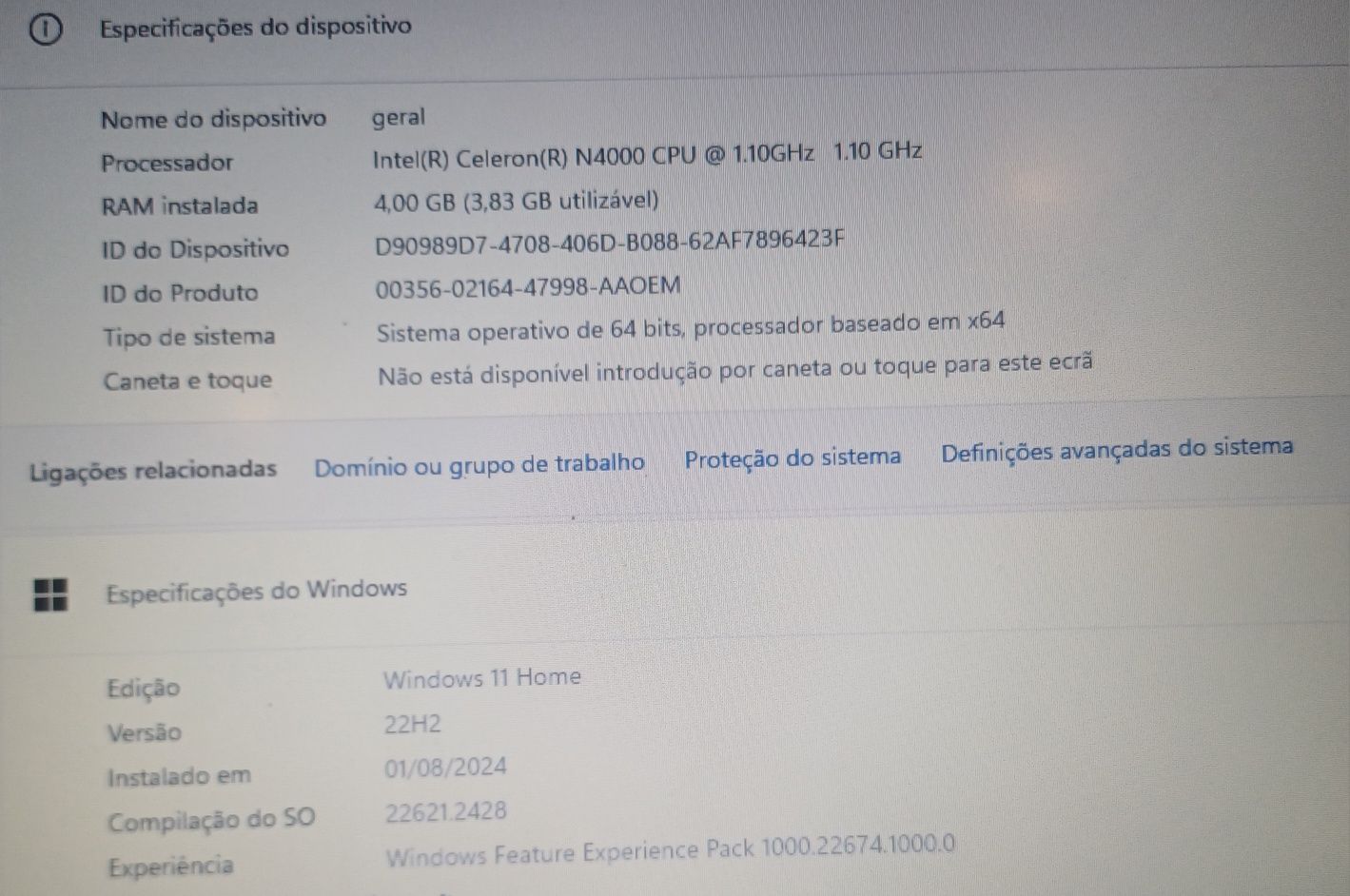 Computador ASUS como novo