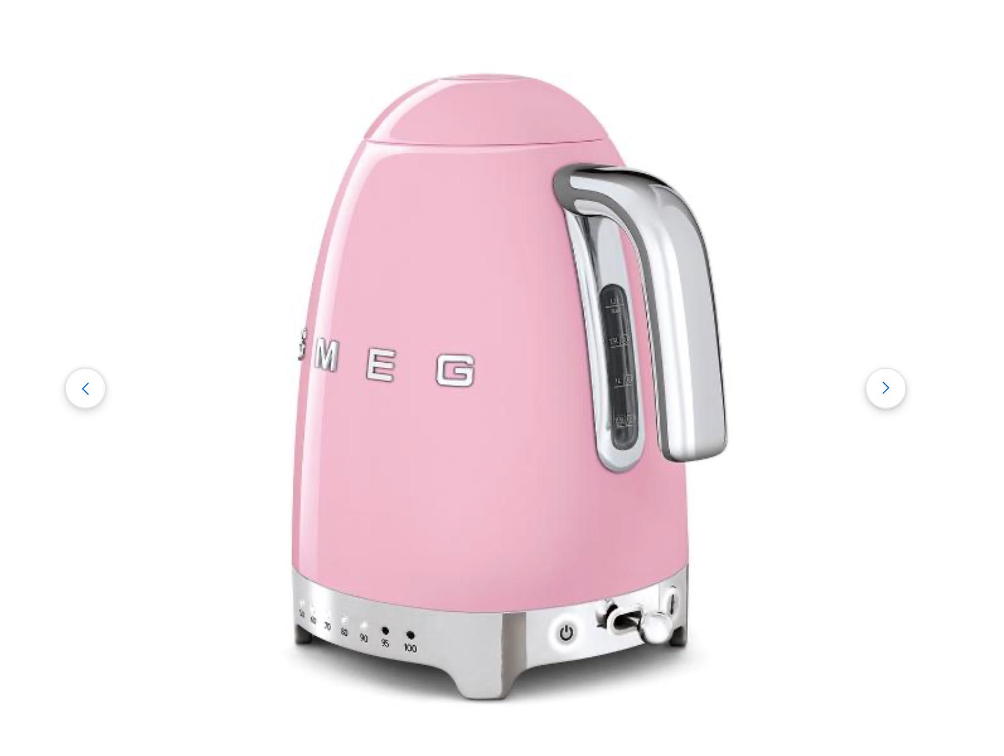 Електрочайник Smeg KLF04PKEU   чайник електричний розовий колір смег