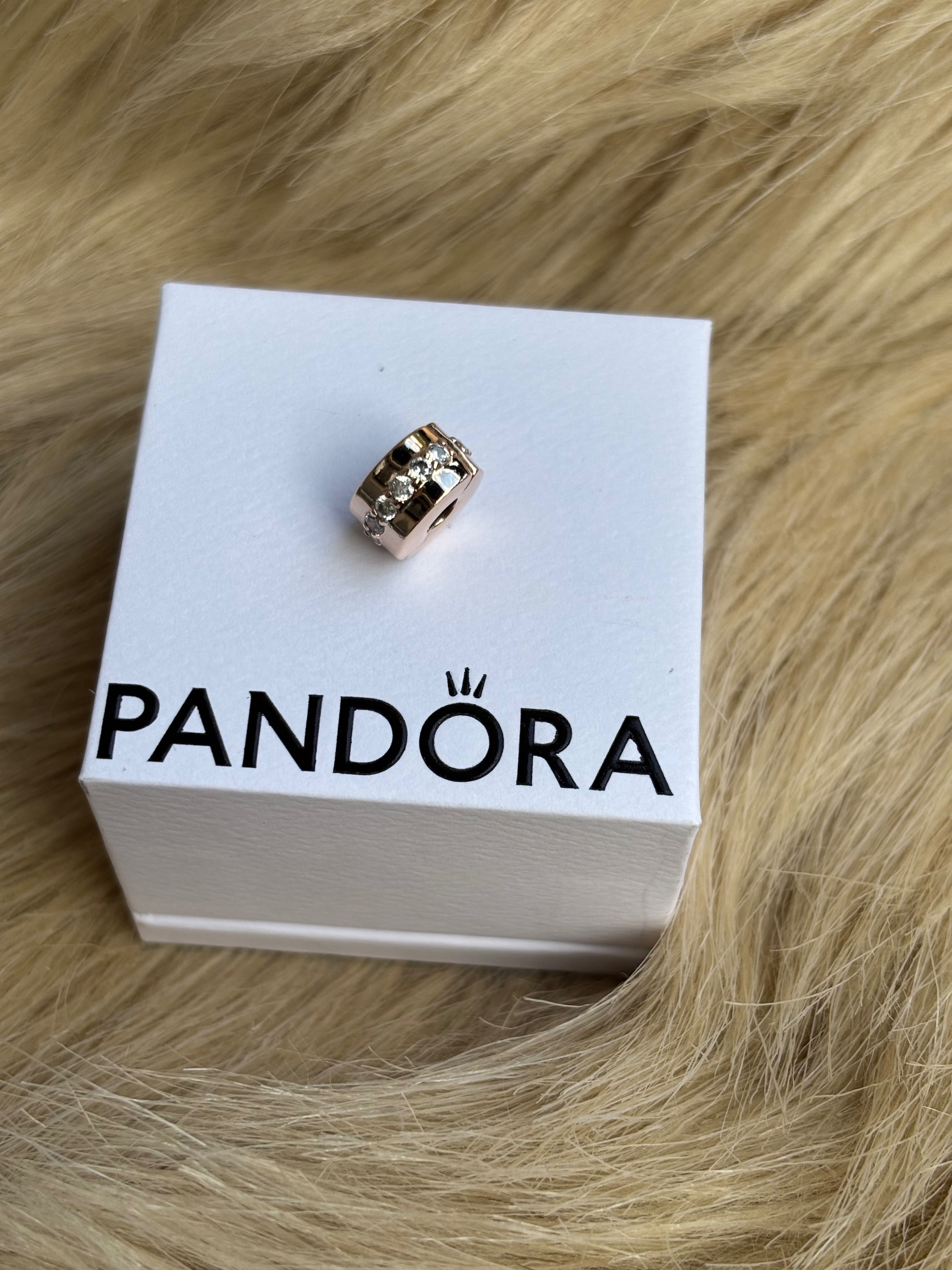 Separator Pandora oryginalny, Lśniące pasmo, różowe zloto
