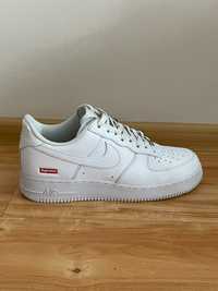 Buty Nike Air Force 1 Low Supreme White | AF1 Supreme biale