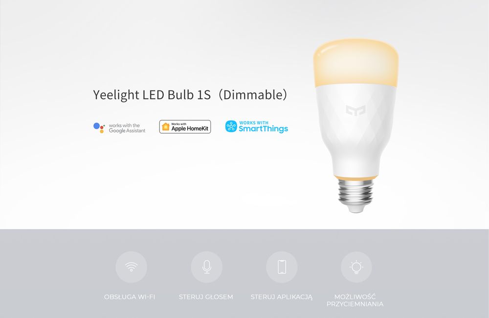 Inteligentna żarówka LED Yeelight Smart Bulb 1-S HOMEKIT