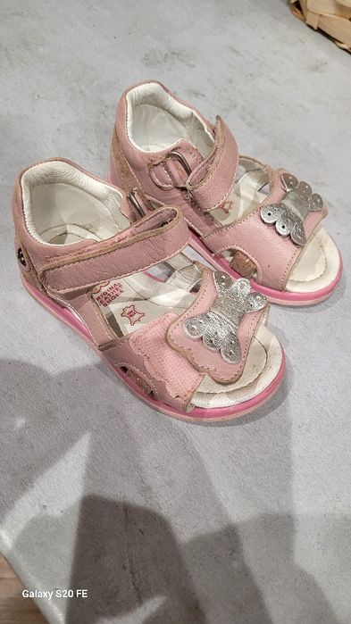 Skórzane sandały sandałki lasocki kids 22