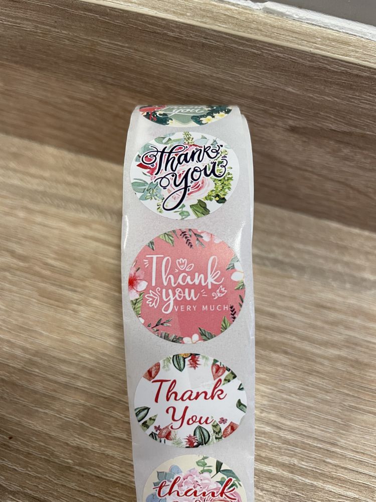 Autocolantes / Stickers "thank you"
