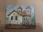 Pequeno quadro a óleo assinado