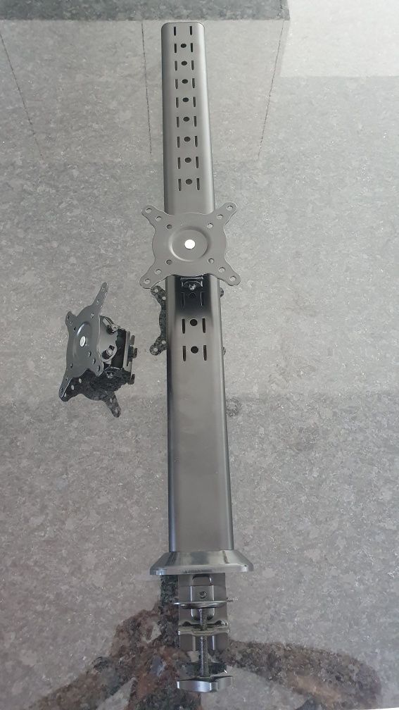 Braço / suporte para 2 monitores