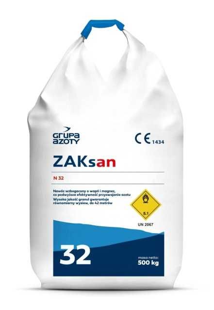 Zaksan Bigbag, nawóz azotowy ZAKSAN 32%N