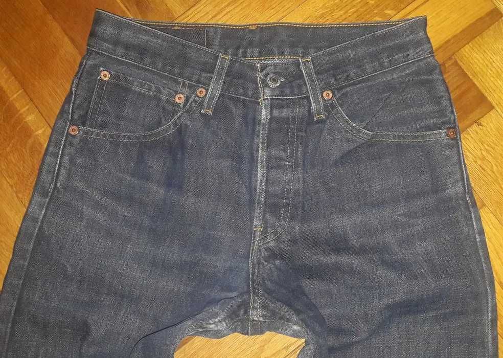 Niebieskie Spodnie męskie jeans Levis 535 W29L34