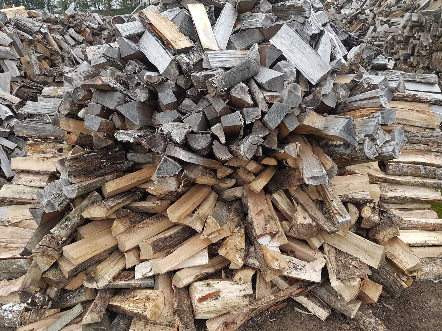 drewno opałowe suche transport