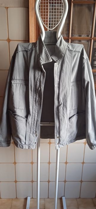 Casaca homem em sarja grossa cinza