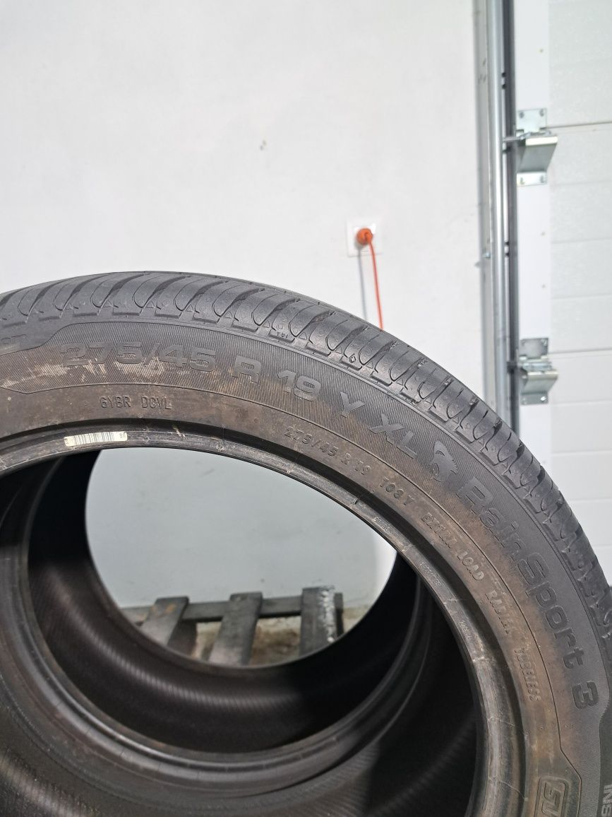 Шини колеса 275 45 R19 UNIROYAL RainSport 3 резина покришки Літо