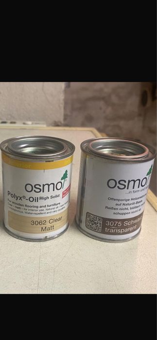 Osmo olej matowy i czarny