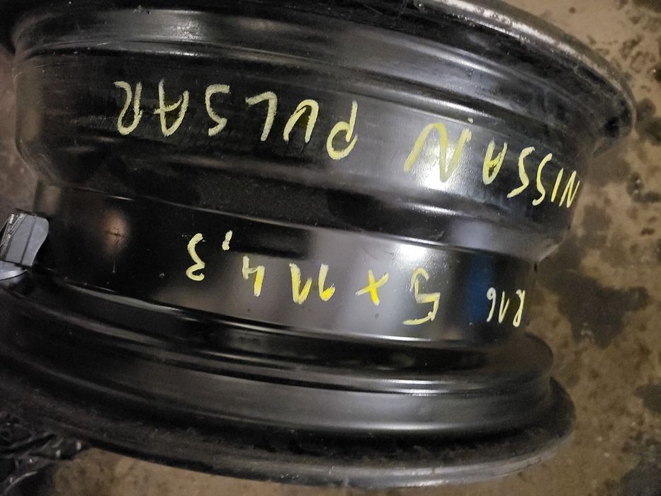 Felgi 16 Nissan Pulsar Leaf Juke Qashqai Xtrail 5x114,3 ET40 Czujniki
