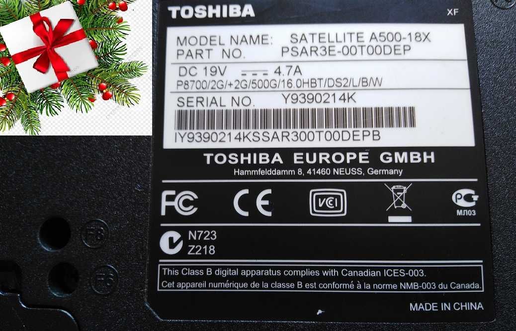 Toshiba Satellite A500