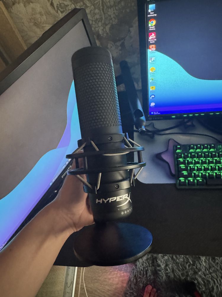 Ігровий мікрофон HyperX Quadcast S
