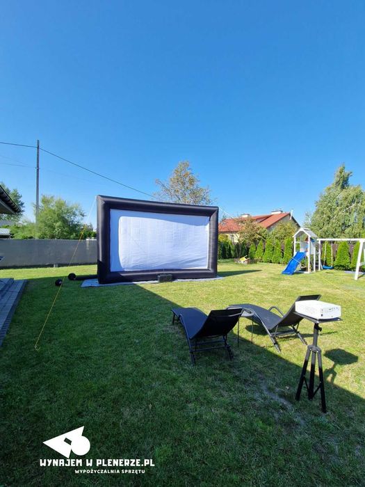 Kino plenerowe | wynajem projektora i ekranu | głośnik i kolumna