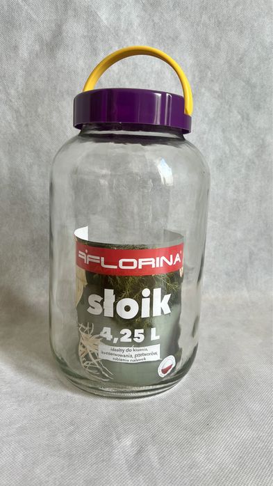 Nowy sloik sloj duzy 4,25 l Florina wek weki przetwory