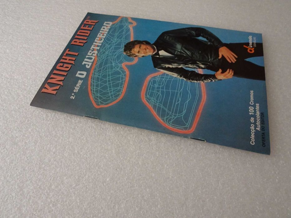 Caderneta cromos Knight Rider O Justiceiro Disvenda Faltam 13 cromos
