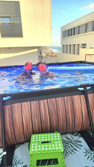 Piscina desmontavel + cobertura termica