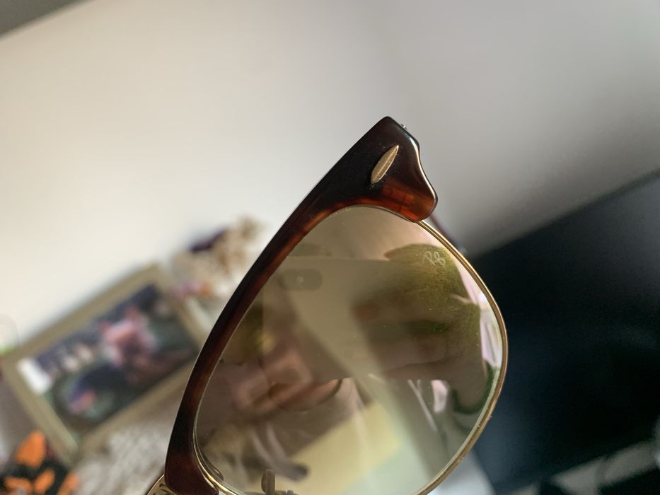 Óculos de sol rayban lentes espelhadas