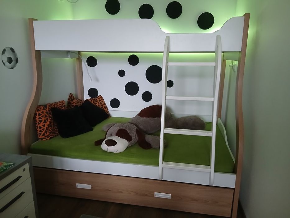 Łóżko piętrowe-3 oddzielne spania