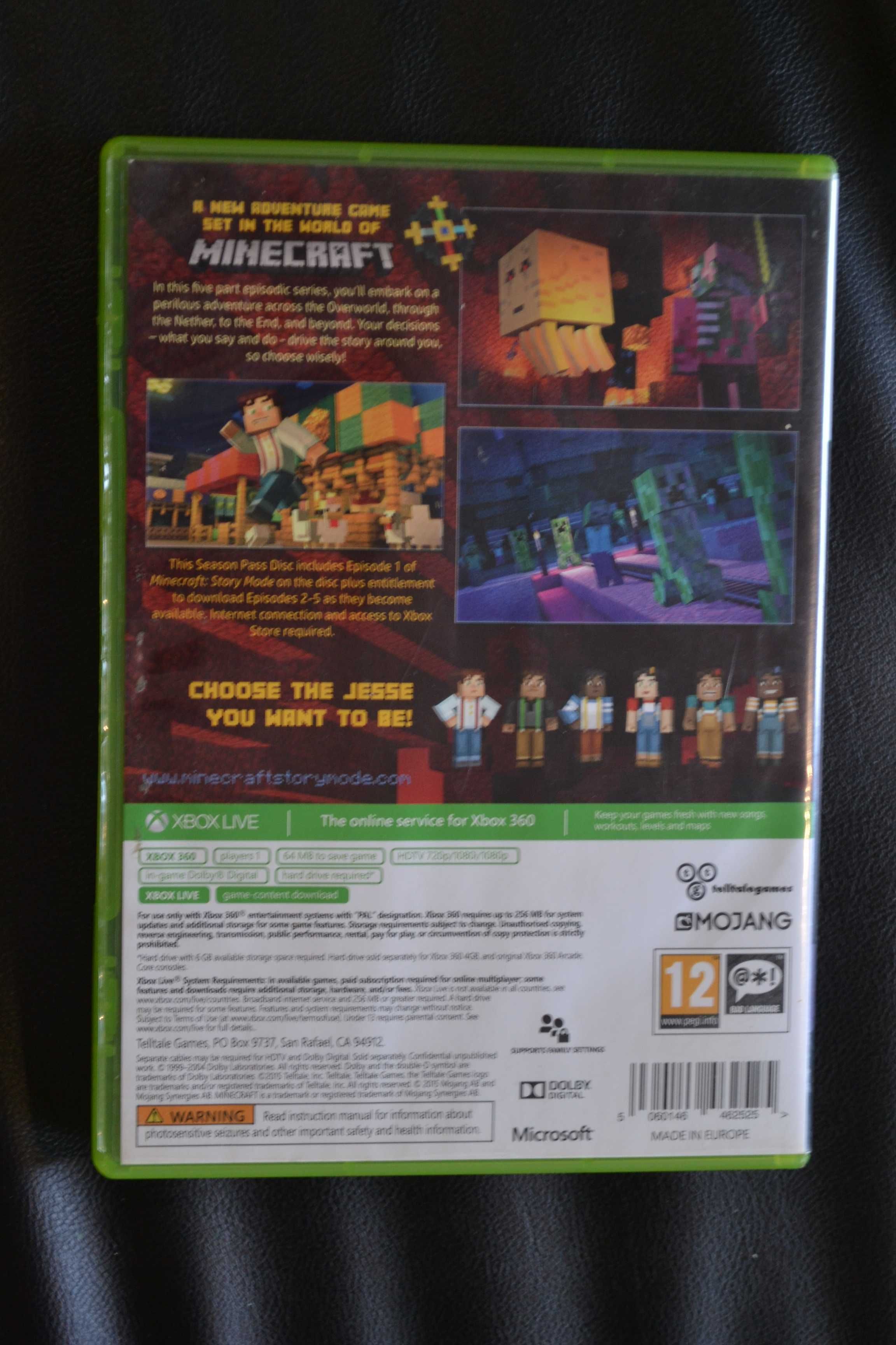 Minecraft  Story Mode  Xbox 360