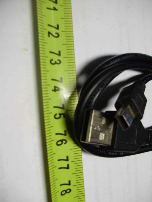 Кабель USB-mini USB 77 см.
