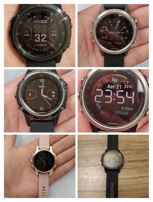 Garmin fenix 5x plus та інші