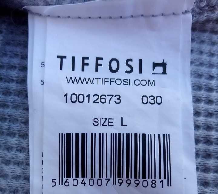 Vestido Tiffosi Novo cinzento meia manga