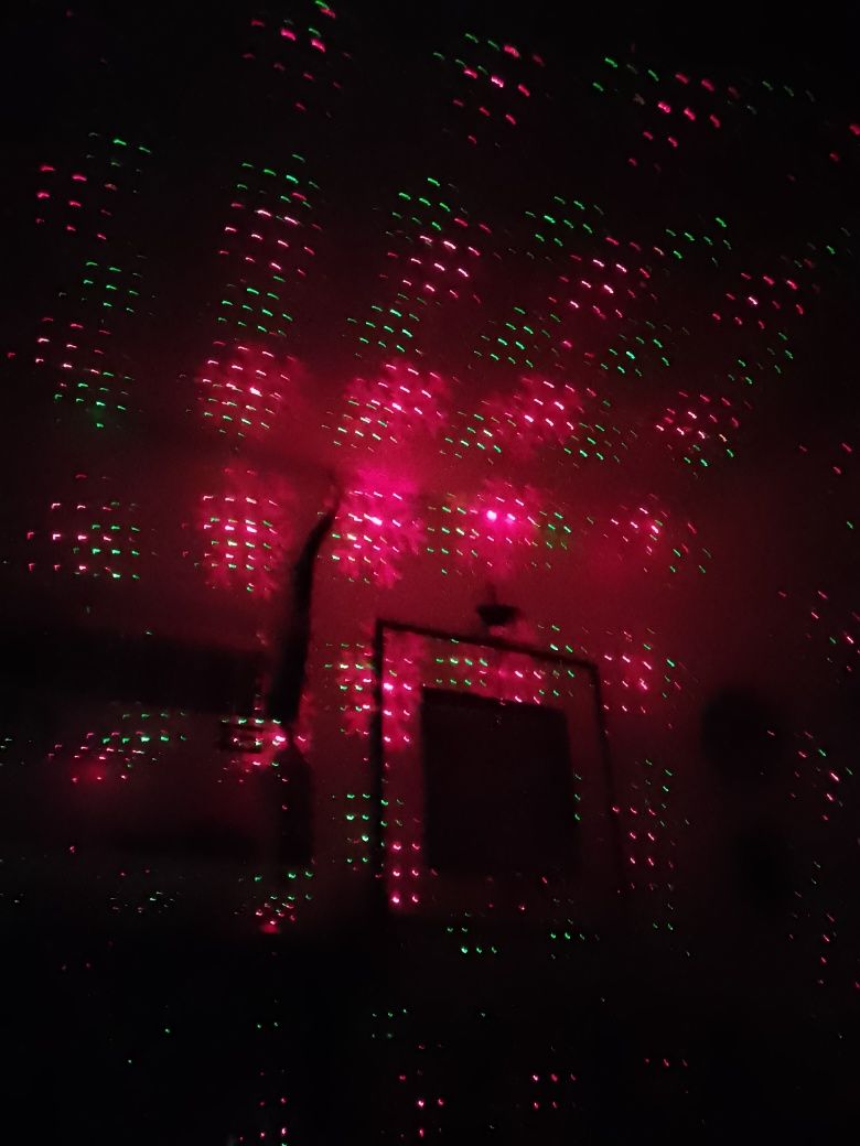 Laser lampa LED elektryczna